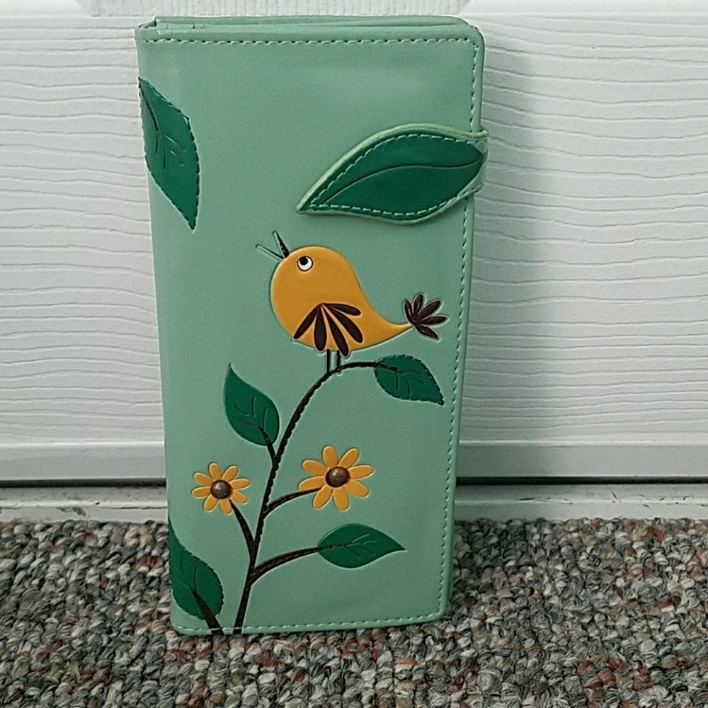 Large leather wallet